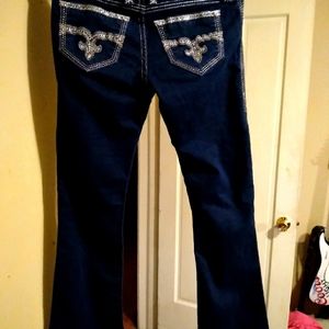Rock Revival 25 bling never worn dark wash